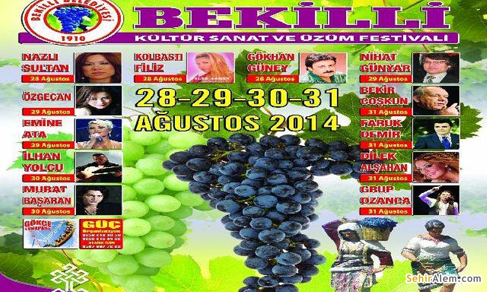 Bekilli Kültür sanat ve Şarap Festivali, Denizli, Bekilli, Sosyal Alanlar