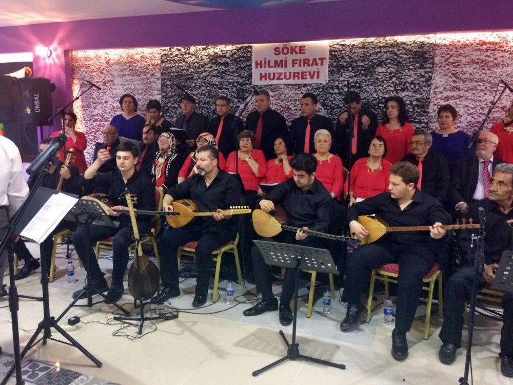 Aydn Ske Yerel_Haberler - Ske Huzurevi THM Korosundan Yallar Haftas Konseri
