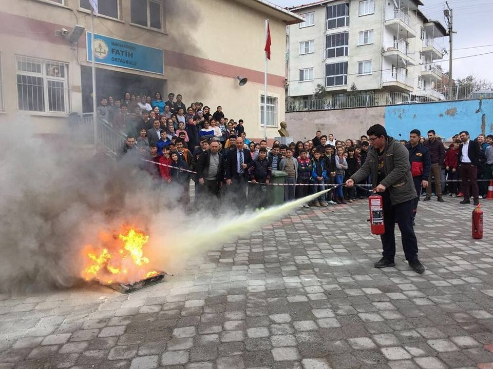 Manisa Grdes Yerel_Haberler - Yangnla nasl mcadele edeceklerini rendiler
