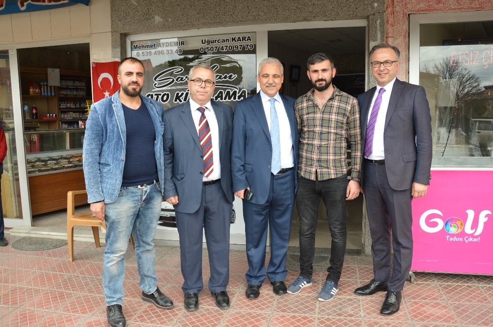 Manisa Saruhanl Yerel_Haberler - Vali Gvener Saruhanl esnafn ziyaret etti
