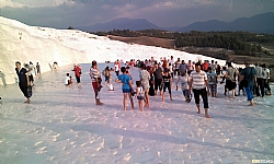 Denizli Pamukkale Travertenleri
